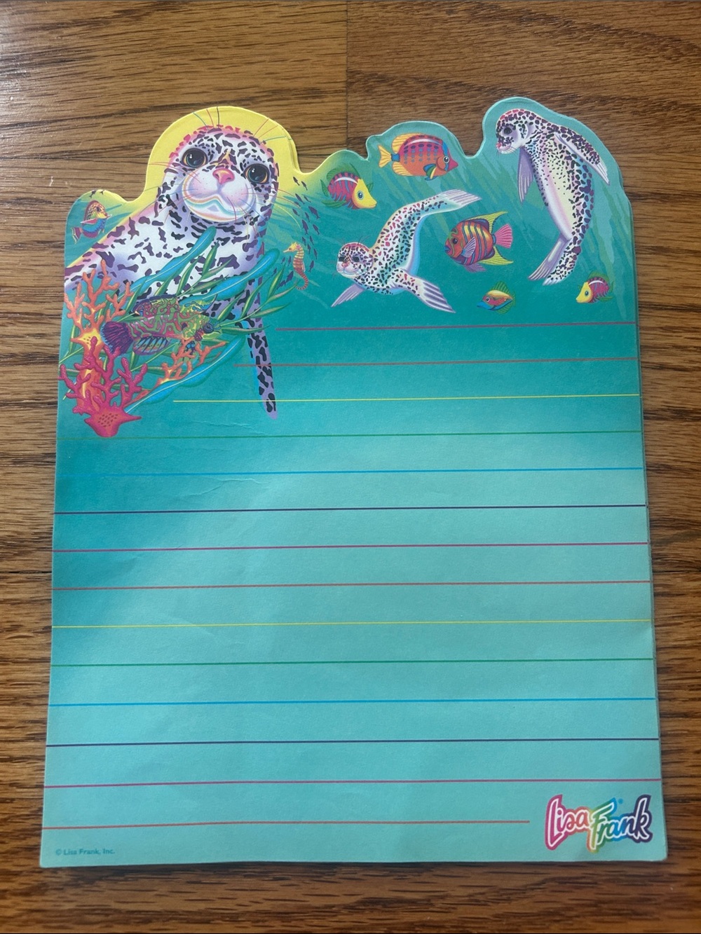 Vintage 14 pages of Lisa Frank Stationery